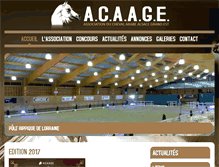 Tablet Screenshot of acaage.fr